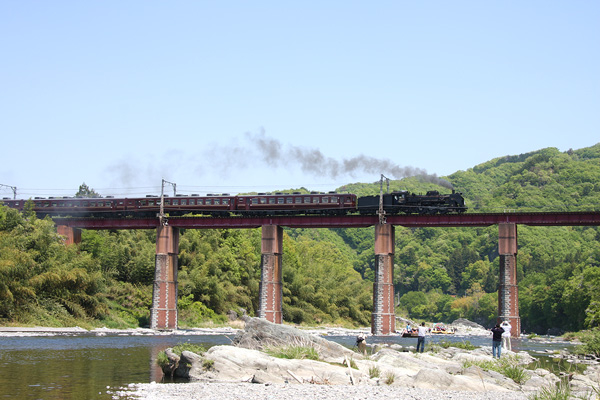 長瀞　親鼻橋　SL